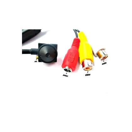 Imagem de Mini Camera Pinhole Discreta 12v Sensor CCD Preta Casa Loja Comércio 931