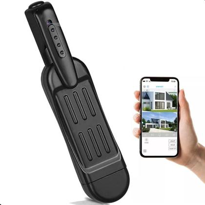 Imagem de Mini Câmera Secreta Caneta WI-FI Filmadora Full Hd 1080p Plug Bolso T18 Grava Vídeo Àudio Escuta