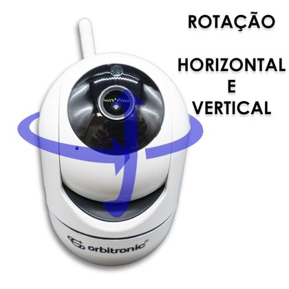 Imagem de Mini Camera Segurança Robô Wifi Hd Babá Pet Onvif Noturna Orbitronic