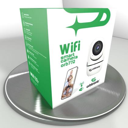 Imagem de Mini Camera Segurança Robô Wifi Hd Babá Pet Onvif Noturna Orbitronic