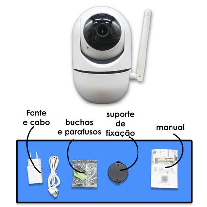 Imagem de Mini Camera Segurança Robô Wifi Hd Babá Pet Onvif Noturna Orbitronic