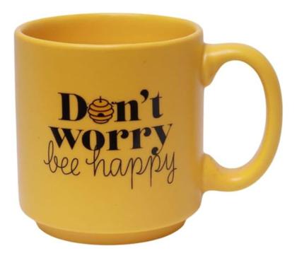Imagem de Mini Caneca Abelhinha Que Seu Dia Seja Doce 100ml - Amarelo
