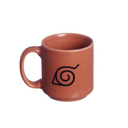 Imagem de Mini Caneca Naruto Konoha Empilhável Cerâmica Laranja 100ML Oficial VIZ - Zona Criativa