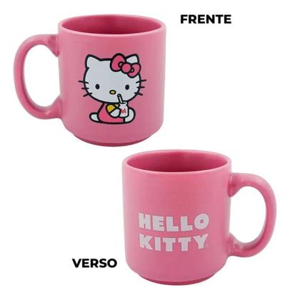Imagem de Mini Caneca Tina Hello Kitty 100ml Rosa - Zonacriativa