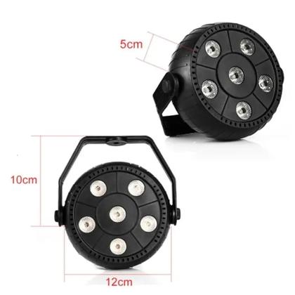 Imagem de Mini Canhão Laser Jogo De Luz Com 6 Leds Rgb Mistura De Coros Excelente Efeitos De Luzes DS3853