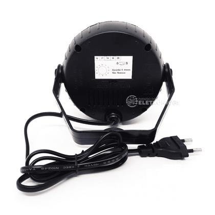 Imagem de Mini Canhão Laser Jogo De Luz Com 6 Leds Rgb Potente Efeito Estroboscópio Bivolt DS3853