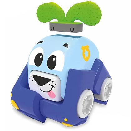 Imagem de Mini Carrinho Kids Hits Filhotes Velozes Azul - Shiny Toys