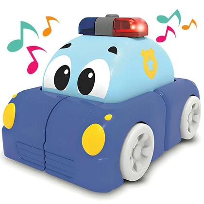 Imagem de Mini Carrinho Kids Hits Filhotes Velozes Azul - Shiny Toys