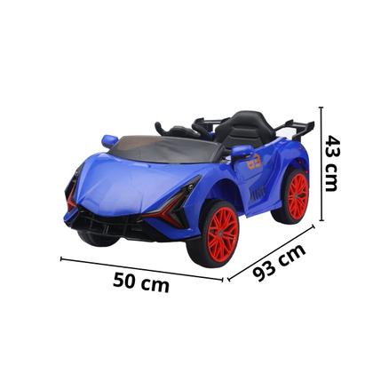 Imagem de Mini Carro Elétrico 12V Com Controle Remoto Lamborghini Até 25Kg