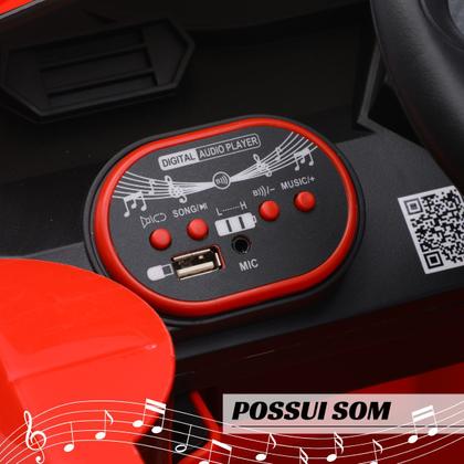 Imagem de Mini Carro Elétrico 12V Com Controle Remoto Lamborghini Até 25Kg