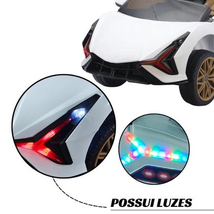Imagem de Mini Carro Elétrico 12V Com Controle Remoto Lamborghini Até 25Kg