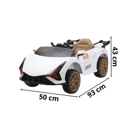 Imagem de Mini Carro Elétrico 12V Com Controle Remoto Lamborghini Até 25Kg