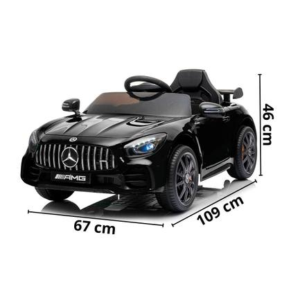 Imagem de Mini Carro Elétrico 12V Mercedes Benz Amg Gt R Licenciado Preto - Bw315Pt