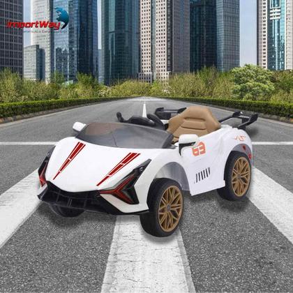 Imagem de Mini Carro Elétrico Infantil 12V GTXV Controle Remoto Luzes Som IMPORTWAY