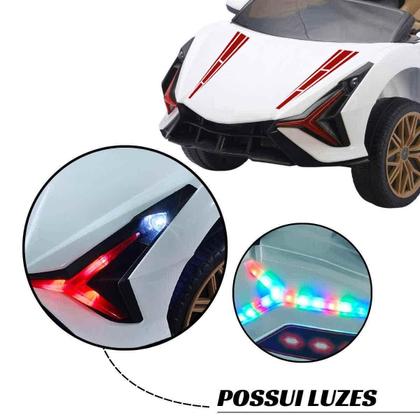 Imagem de Mini Carro Elétrico Infantil 12V GTXV Controle Remoto Luzes Som IMPORTWAY