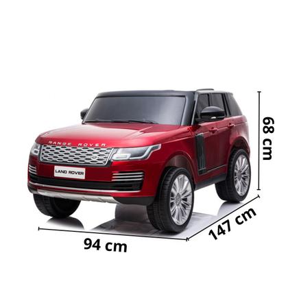 Imagem de Mini Carro Elétrico Infantil 12V Range Rover Banco de Couro Mp5 Controle Vermelho Brinqway Bw-122mp5