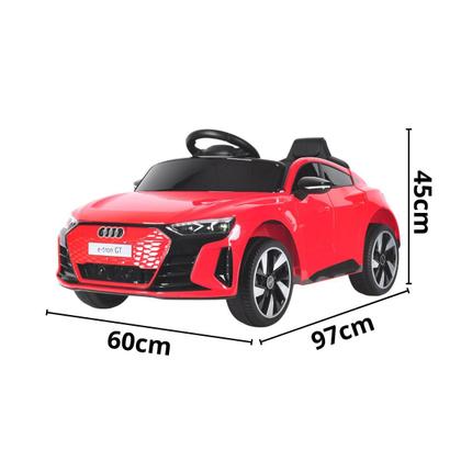 Imagem de Mini carro elétrico infantil audi etron gt bateria 6v vermelho