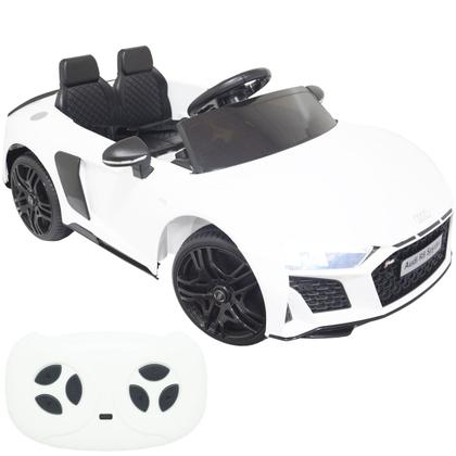 Imagem de Mini Carro Elétrico Infantil Criança 12V Audi R8 Spyder Controle Remoto Motorizado Brinqway BW-123