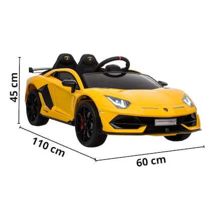 Imagem de Mini Carro Elétrico Infantil Lamborghini Aventador Svj 12V Controle Importway Bw303 Licenciado