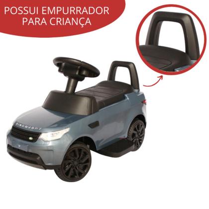 Imagem de Mini Carro Elétrico Prata Importway Land Rover Empurrador