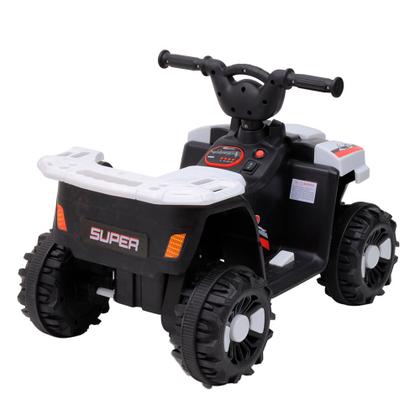 Imagem de Mini Carro Elétrico Quadriciclo Elétrico 6V Branco Com Música Faról LED - Zippy Toys