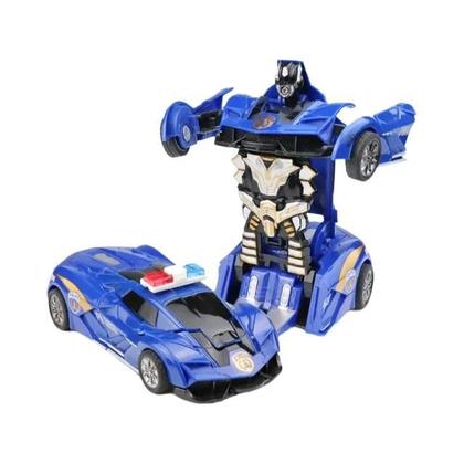 Imagem de Mini Carro Robô 2 em 1 para Meninos - Transformação Automática - Brinquedo Diecast