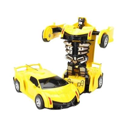 Imagem de Mini Carro Robô 2 em 1 para Meninos - Transformação Automática - Brinquedo Diecast