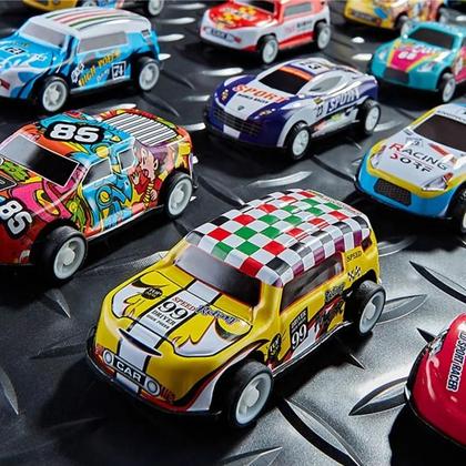 Imagem de Mini Carros de Inércia para Meninos - Conjunto com 20 a 50 Peças