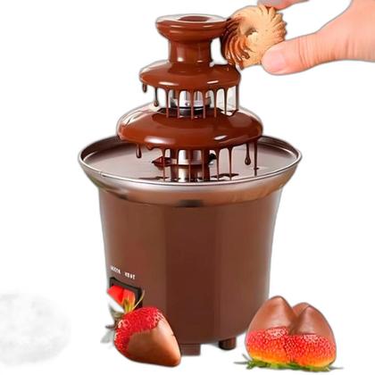 Imagem de Mini Cascata Chocolate Gourmet Ideal Bancada E Fondue 110V