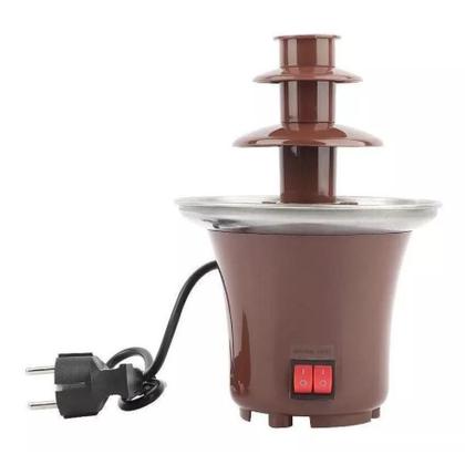 Imagem de Mini Cascata Fonte Chocolate Fondue Elétrica 110V: Uma