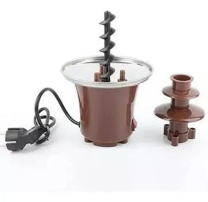 Imagem de Mini Cascata Fonte De Chocolate Panela Fondue Eletrica 110v