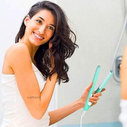 Imagem de Mini Chapinha Prancha Portátil cerâmica Cabelo Liso Bivolt