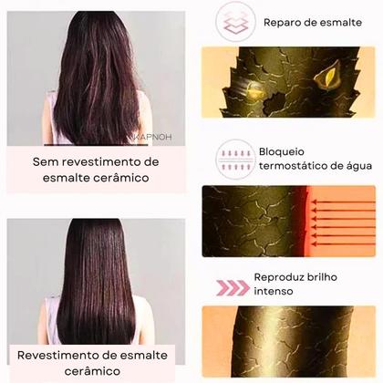 Imagem de Mini Chapinha Prancha Portátil cerâmica Cabelo Liso Bivolt
