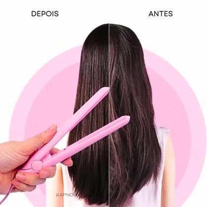 Imagem de Mini Chapinha Prancha Portátil cerâmica Cabelo Liso Bivolt