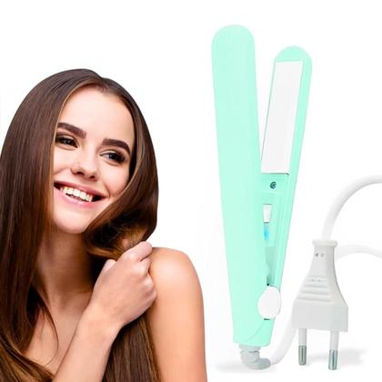 Imagem de Mini Chapinha Prancha Portátil cerâmica Cabelo Liso Bivolt