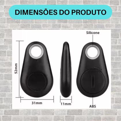 Imagem de Mini Chaveiro ITAG Rastreador Localizador Bluetooth AntiPerda, Carro, Animal, Chaves, Bolsas, Carteiras
