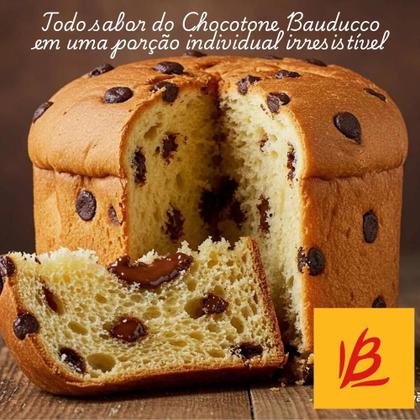 Imagem de Mini Chocotone Bauducco Gotas Chocolate Kit 25 Unidades 80G
