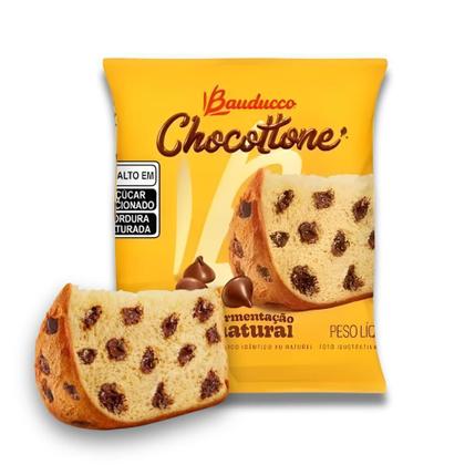 Imagem de Mini Chocotone Bauducco Gotas Chocolate Kit 25 Unidades 80G