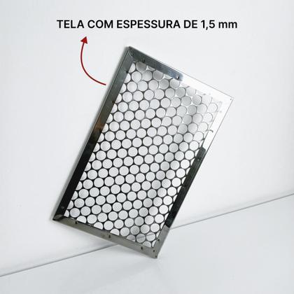 Imagem de Mini Churrasqueira Portátil Em Inox Reforçada Compacta