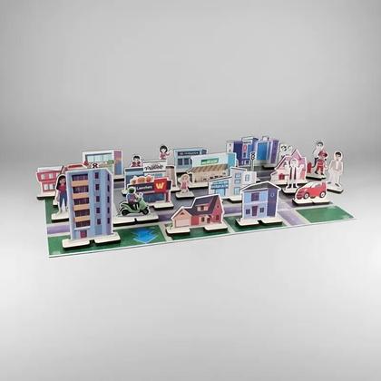 Imagem de MINI CIDADE - Kit de Brincadeiras Terapêuticas