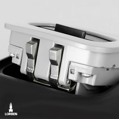 Imagem de Mini Cofre de Parede com Segredo Lorben Senha Alterável Guarda Chaves Pequenos Objetos