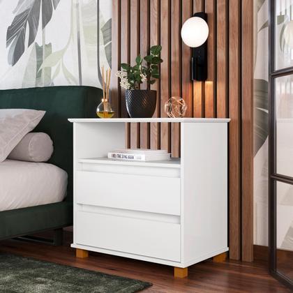 Imagem de Mini Cômoda Bombe Com 2 Gavetas