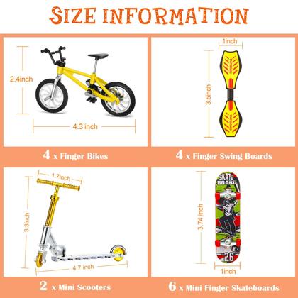 Imagem de Mini Conjunto de Brinquedos de Dedos Skylety (31 Peças) - Para Crianças Acima de 14 Anos