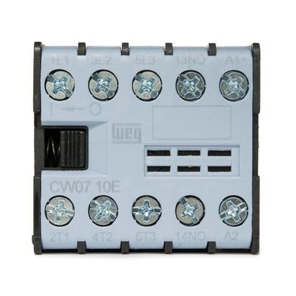 Imagem de Mini Contator Weg 3NA CW07-10E 30V 25I X25 220V - Ideal para Comando e Manobra de Circuitos