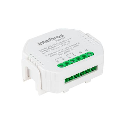 Imagem de Mini controlador dimmer EWS 251 smart Wi-Fi para 1 interruptor Intelbras