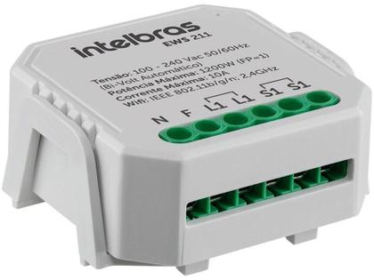 Imagem de Mini Controlador Smart Wi-Fi 1 Interruptor - Intelbras EWS 211