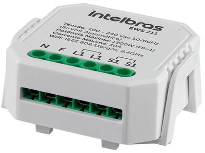 Imagem de Mini Controlador Smart Wi-Fi 1 Interruptor - Intelbras EWS 211