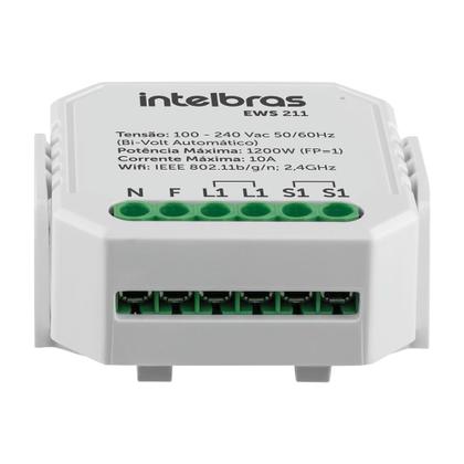 Imagem de Mini Controlador Smart Wi-Fi para 1 Interruptor EWS 211 Intelbras