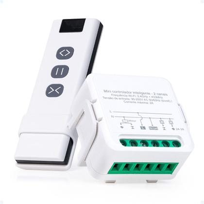 Imagem de Mini Controlador Smart Wifi Interruptor Automação De Cortina