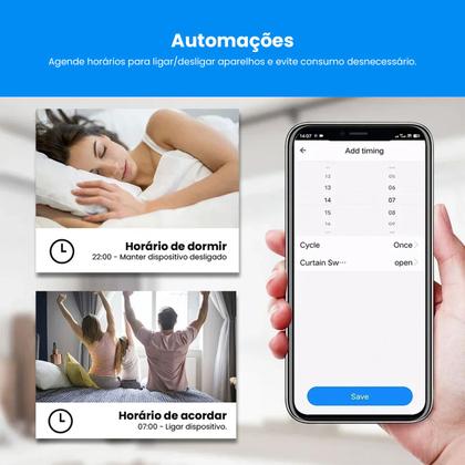 Imagem de Mini Controlador Smart Wifi Interruptor Automação De Cortina